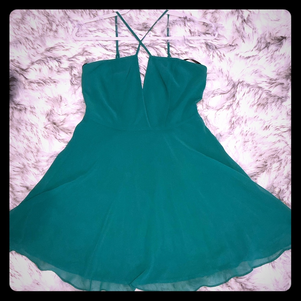 Beautiful Emerald Green Dress